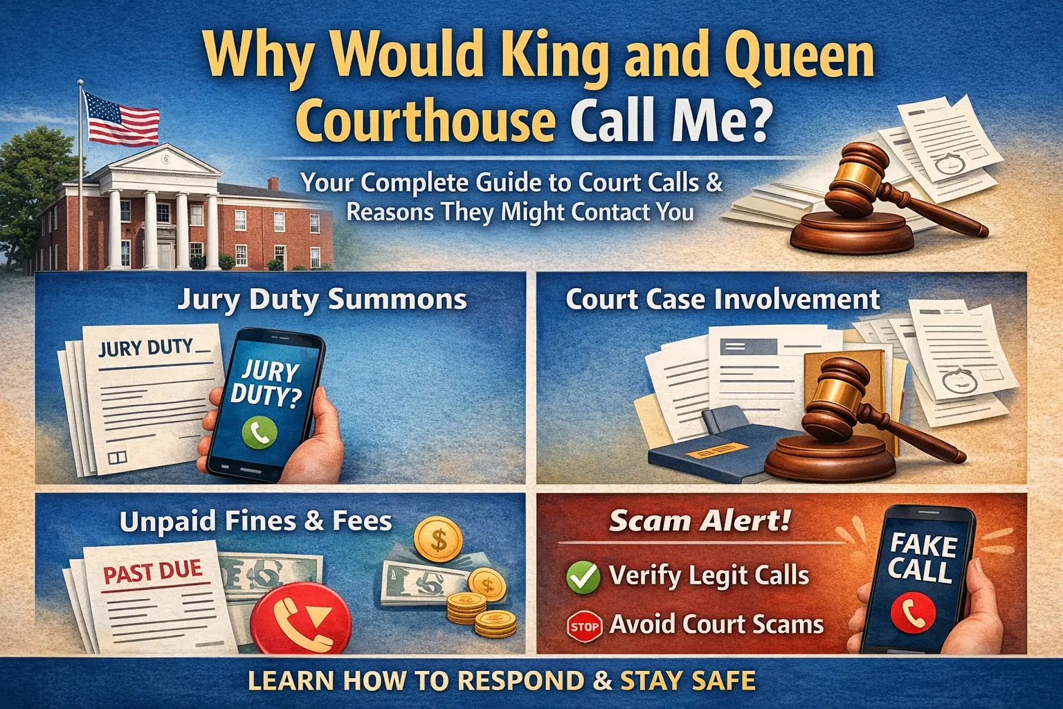 why would king and queen courthouse call me