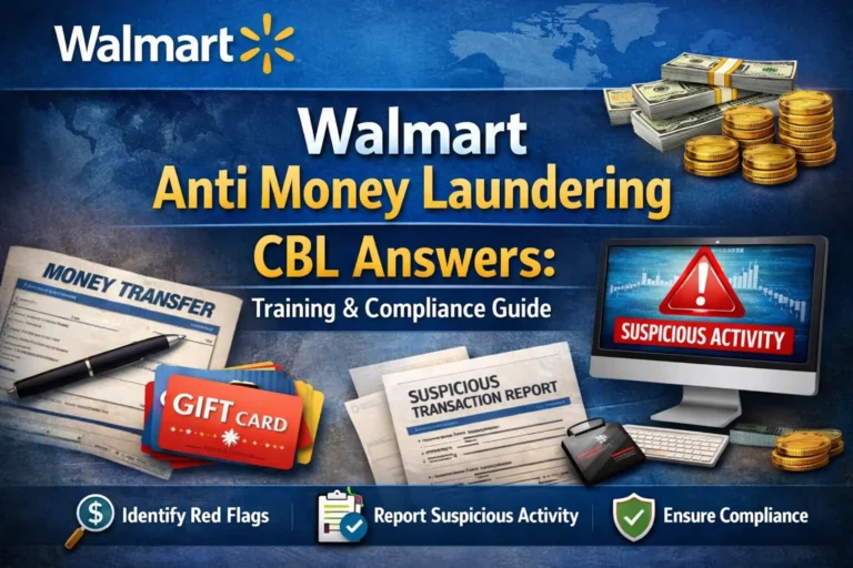walmart anti money laundering cbl answers