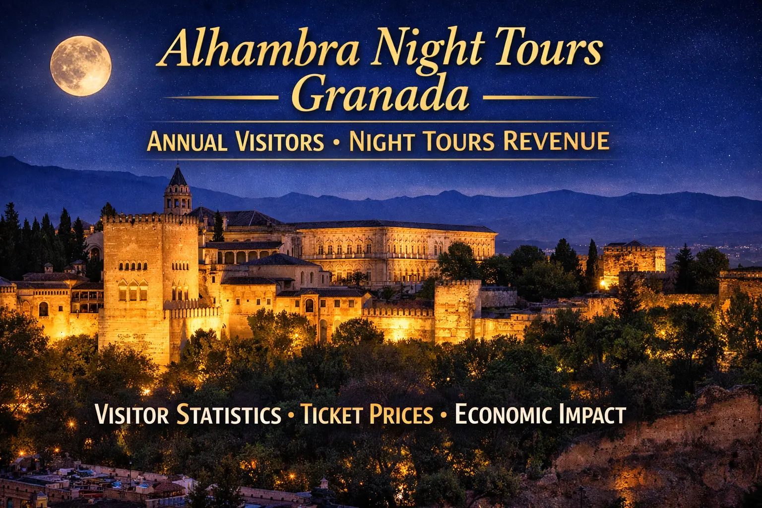 alhambra night tours granada annual visitors night tours revenue
