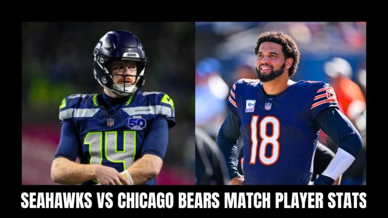 seahawks vs chicago bears match player stats