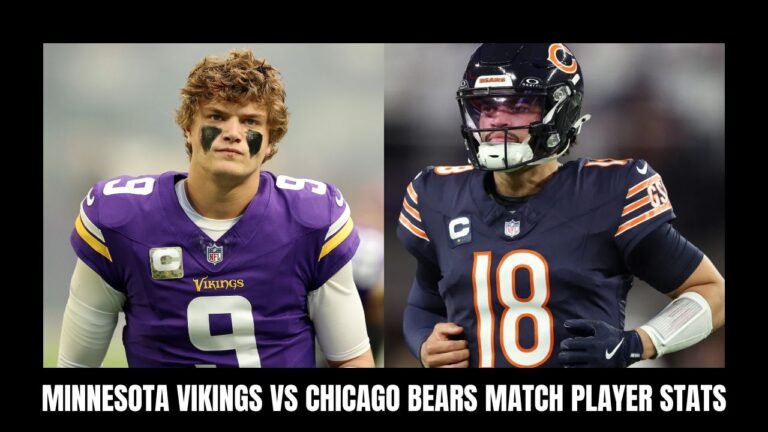 minnesota vikings vs chicago bears match player stats