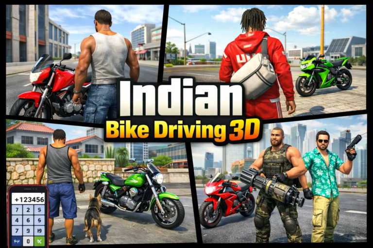 indian bikes driving 3d